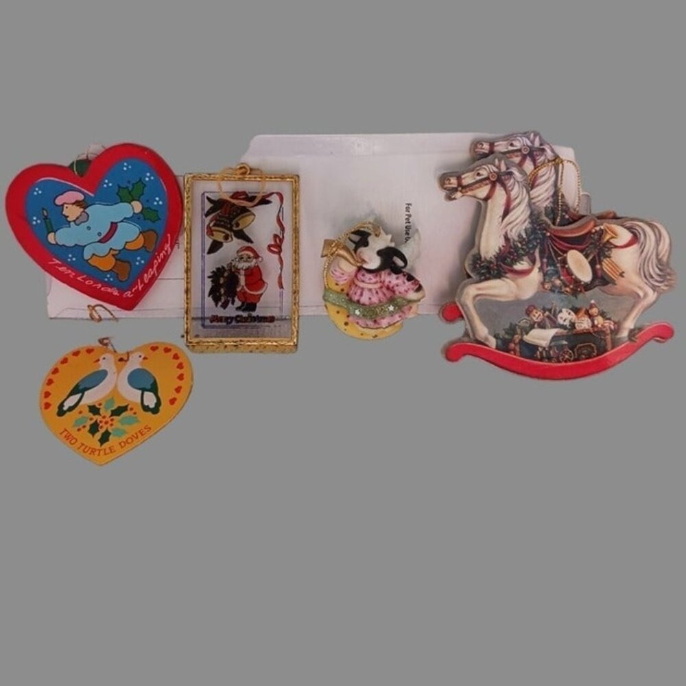 Christmas ornaments lot of 6pcs